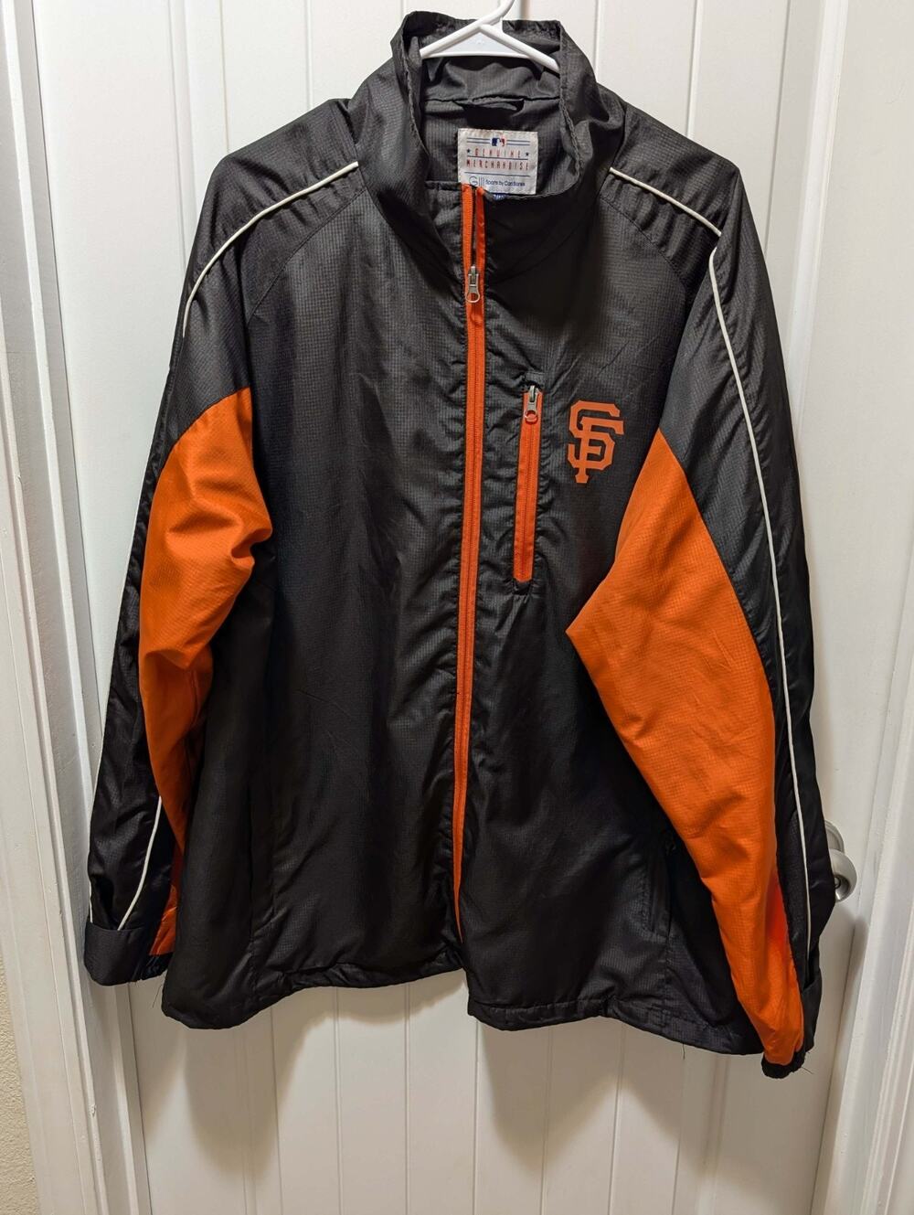 San Francisco Giants MLB Zip Jacket Windbreaker Baseball G-III Sports Size XXL